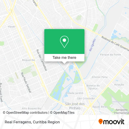 Real Ferragens map