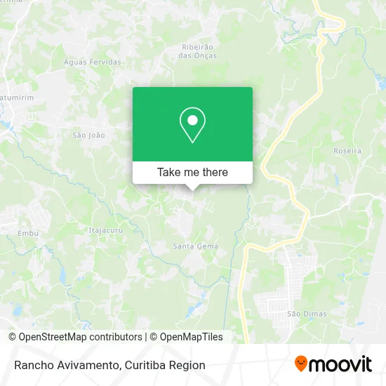 Rancho Avivamento map