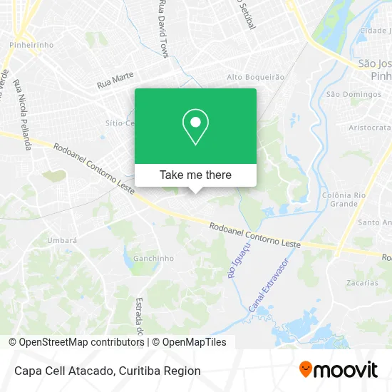 Capa Cell Atacado map