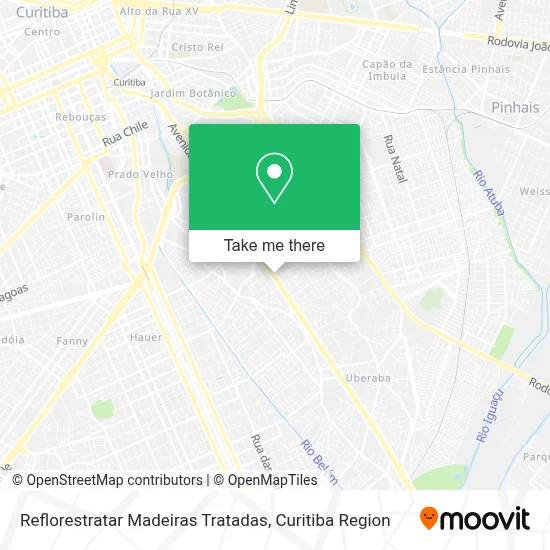 Reflorestratar Madeiras Tratadas map