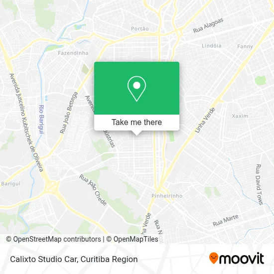 Calixto Studio Car map
