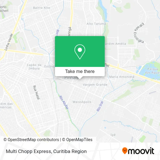 Multi Chopp Express map