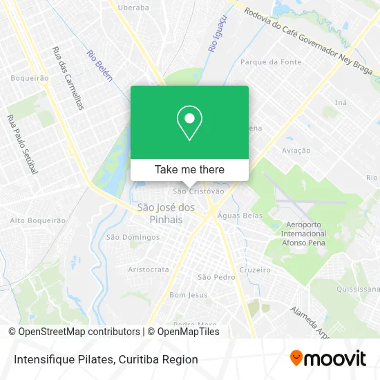 Intensifique Pilates map