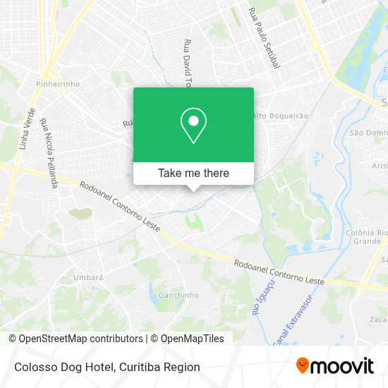 Colosso Dog Hotel map