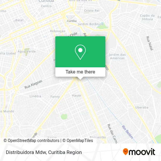 Distribuidora Mdw map