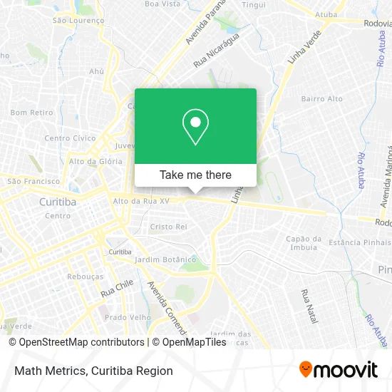 Math Metrics map