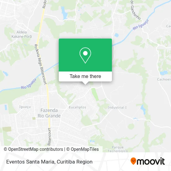 Eventos Santa Maria map