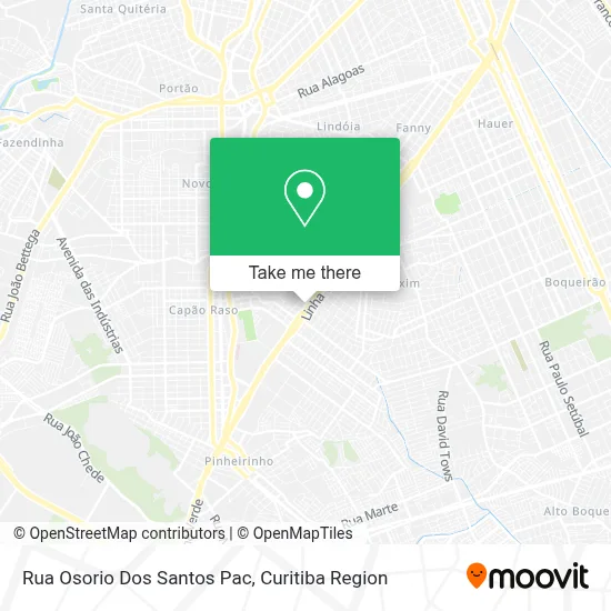 Rua Osorio Dos Santos Pac map