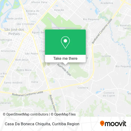 Casa Da Boneca Chiquita map