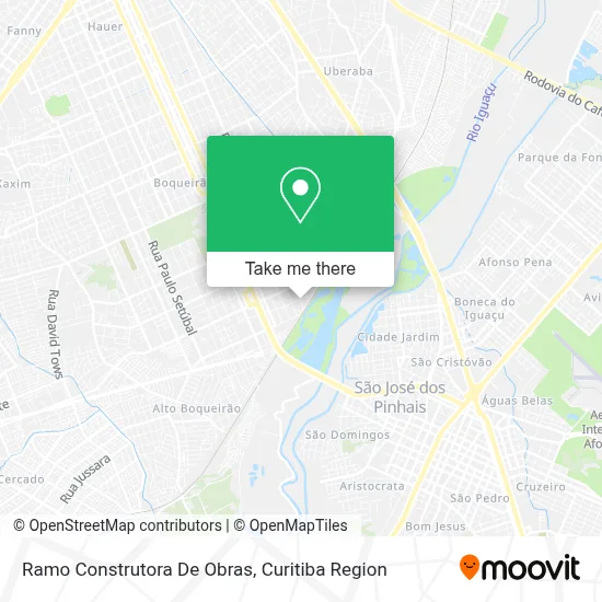 Ramo Construtora De Obras map