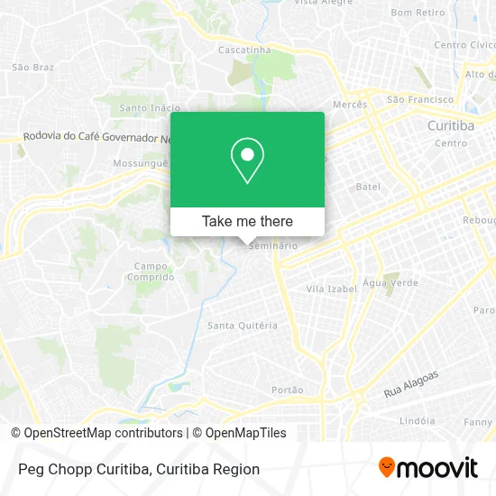 Peg Chopp Curitiba map