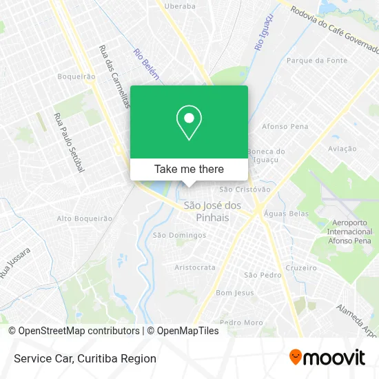 Service Car map