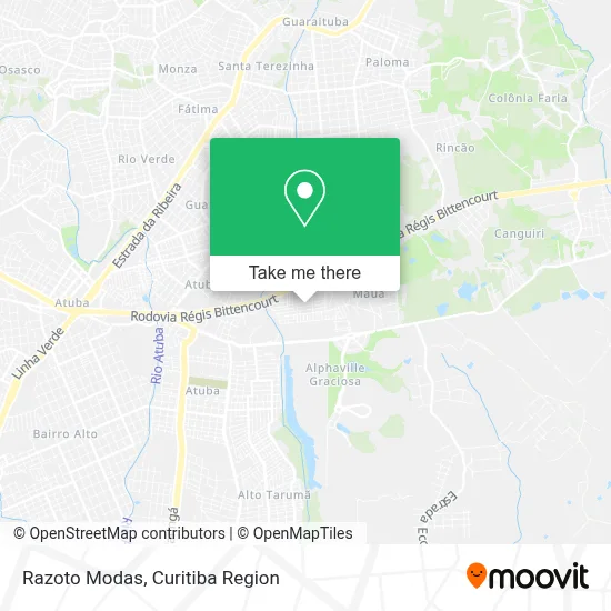 Razoto Modas map