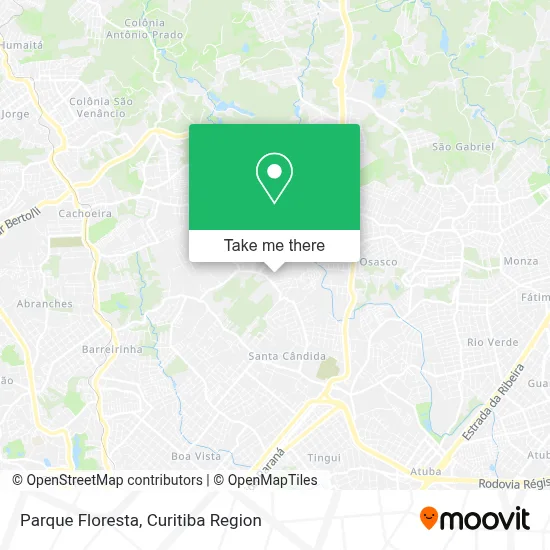 Parque Floresta map