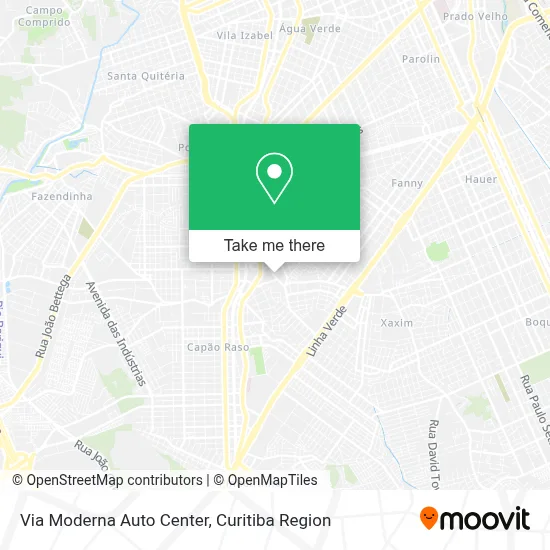 Via Moderna Auto Center map