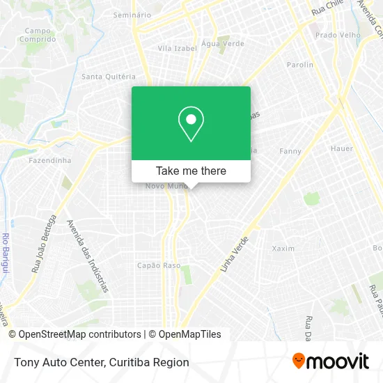 Tony Auto Center map