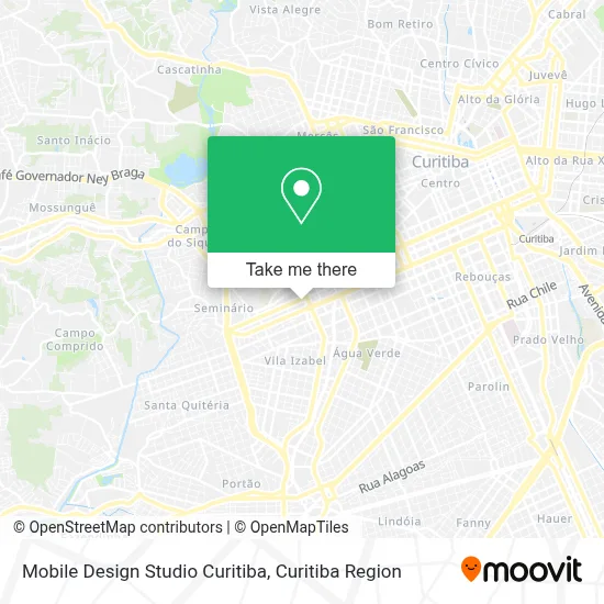 Mobile Design Studio Curitiba map