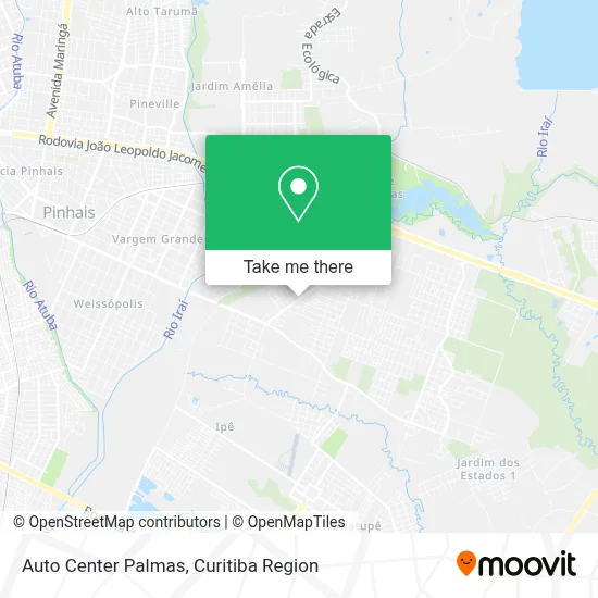 Auto Center Palmas map