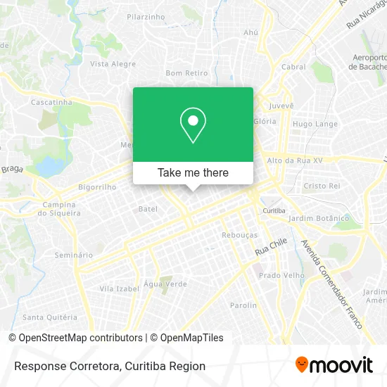 Response Corretora map