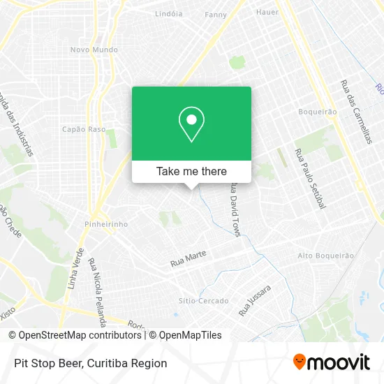 Pit Stop Beer map