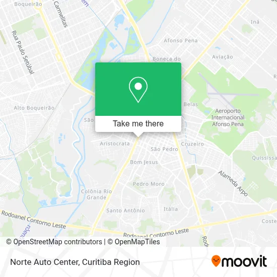Norte Auto Center map