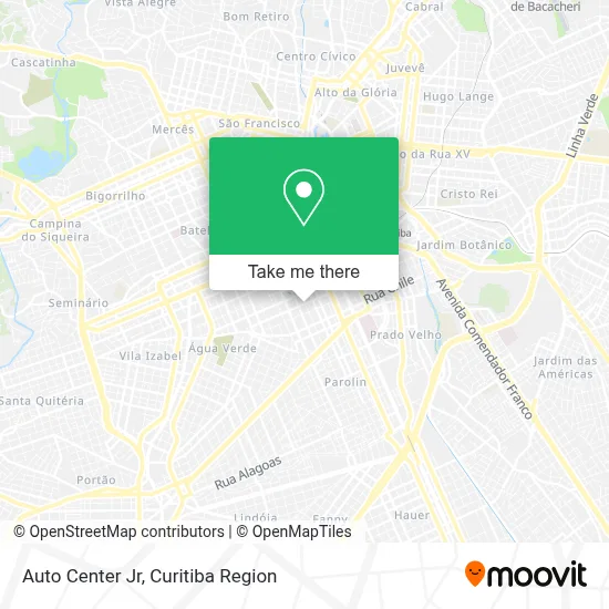 Auto Center Jr map