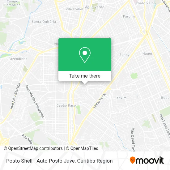 Posto Shell - Auto Posto Jave map