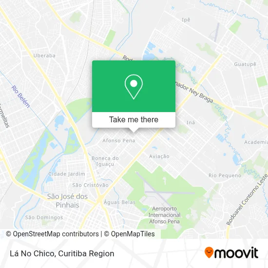Lá No Chico map