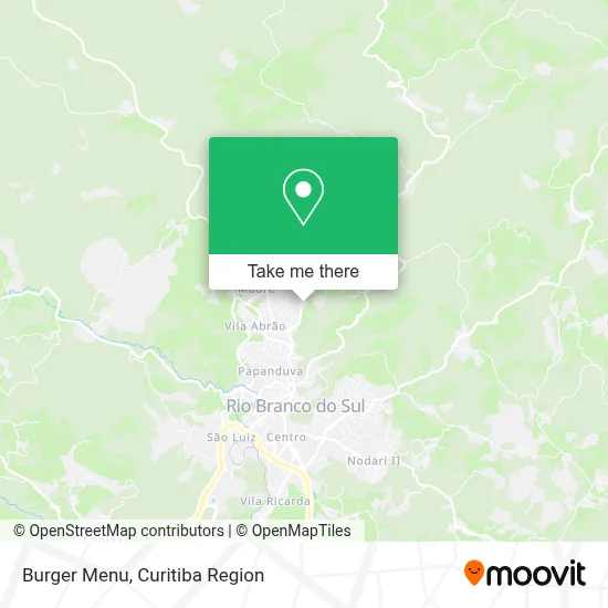 Burger Menu map