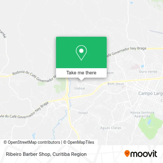 Ribeiro Barber Shop map