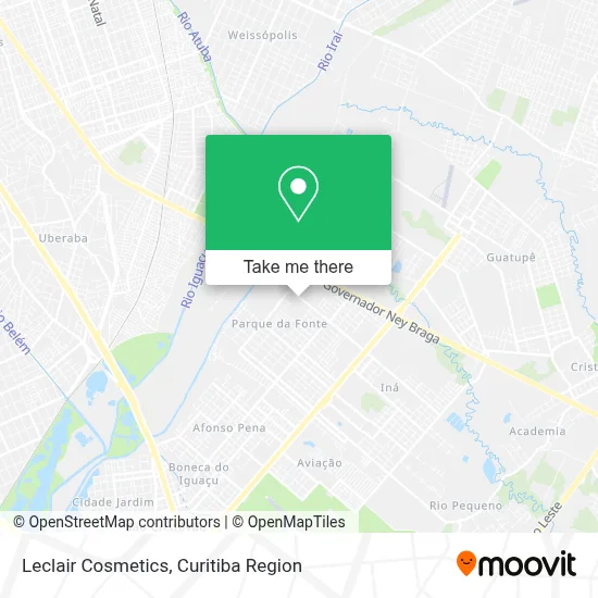 Leclair Cosmetics map