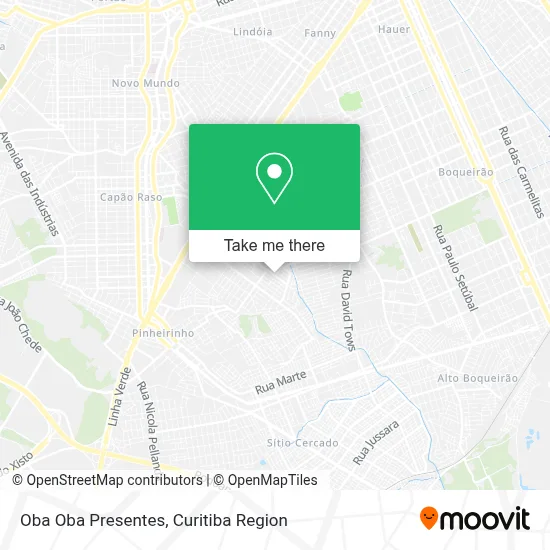 Oba Oba Presentes map