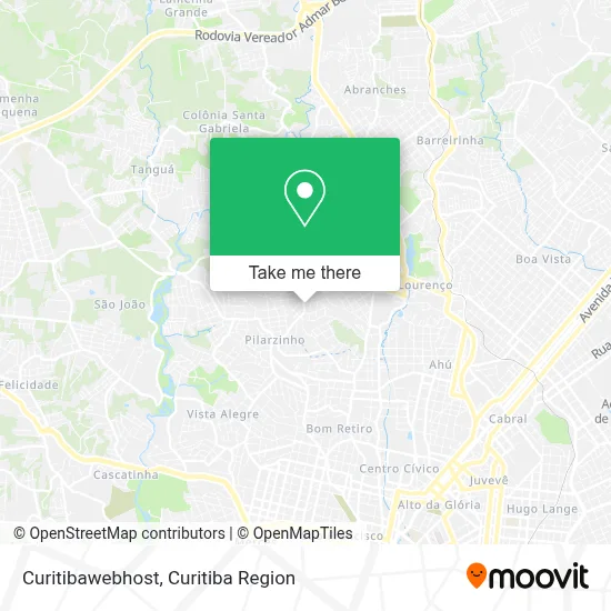 Curitibawebhost map