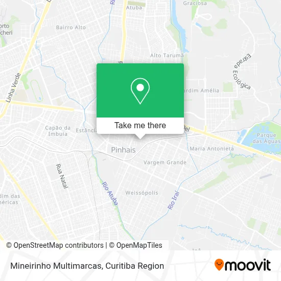 Mineirinho Multimarcas map