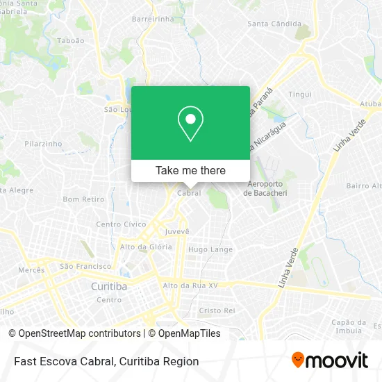 Fast Escova Cabral map