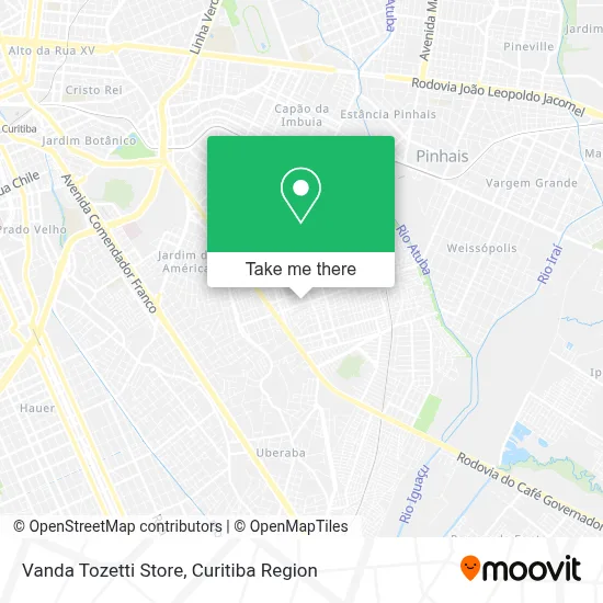 Vanda Tozetti Store map