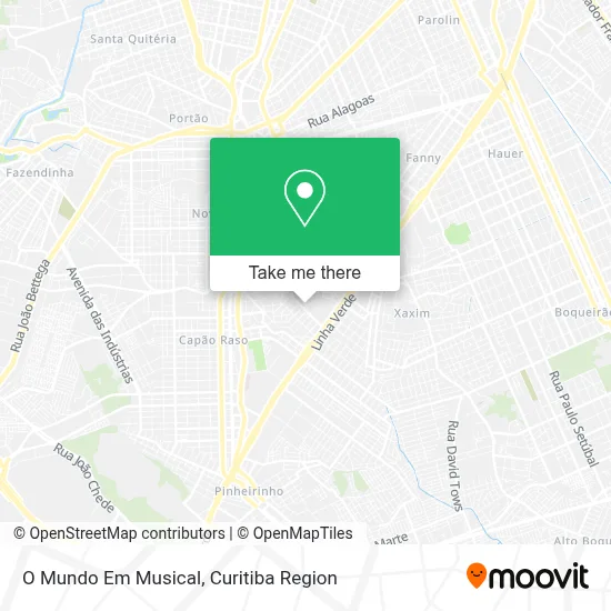 O Mundo Em Musical map