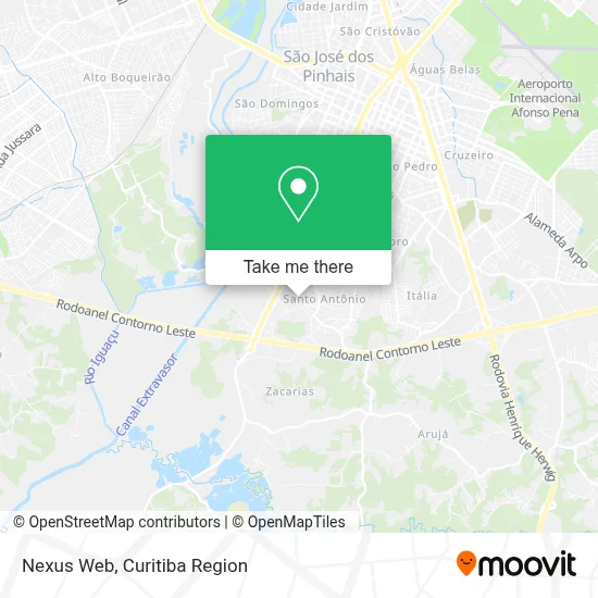 Nexus Web map