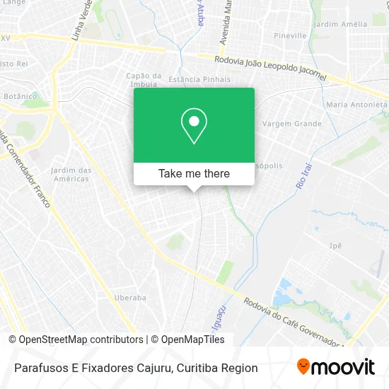 Parafusos E Fixadores Cajuru map