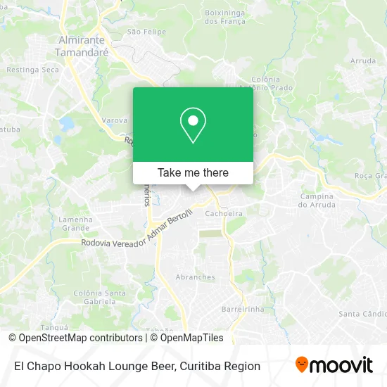 El Chapo Hookah Lounge Beer map