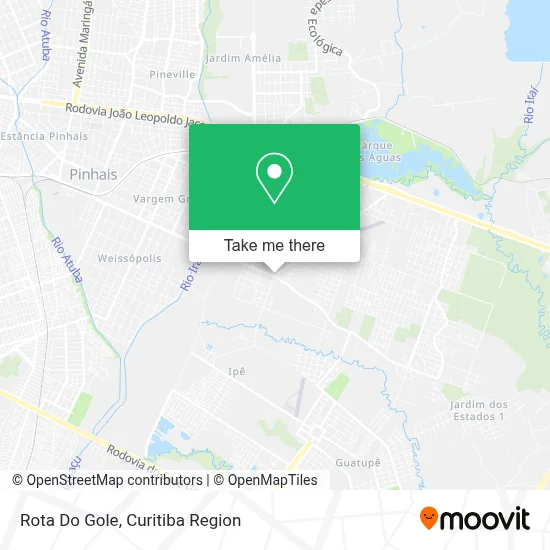 Rota Do Gole map