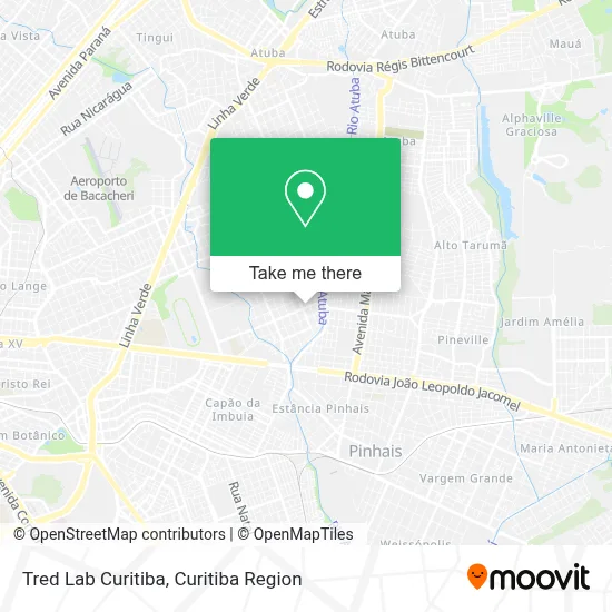 Tred Lab Curitiba map