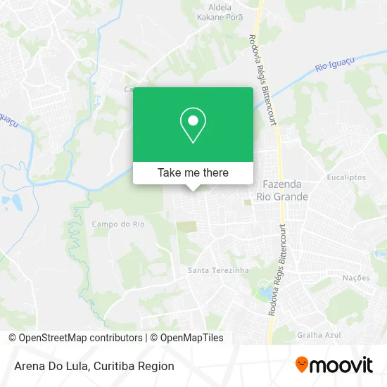 Arena Do Lula map