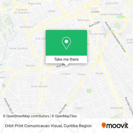 Orbit Print Comunicacao Visual map