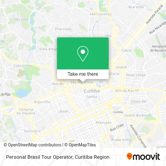 Personal Brasil Tour Operator map