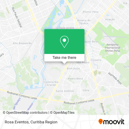 Rosa Eventos map
