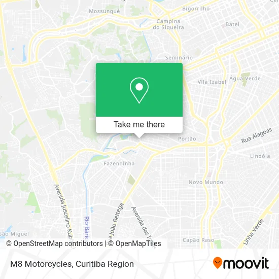 M8 Motorcycles map
