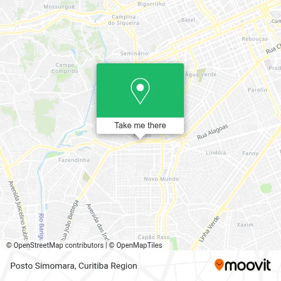 Posto Simomara map