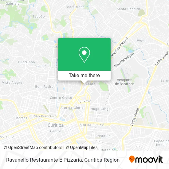 Ravanello Restaurante E Pizzaria map