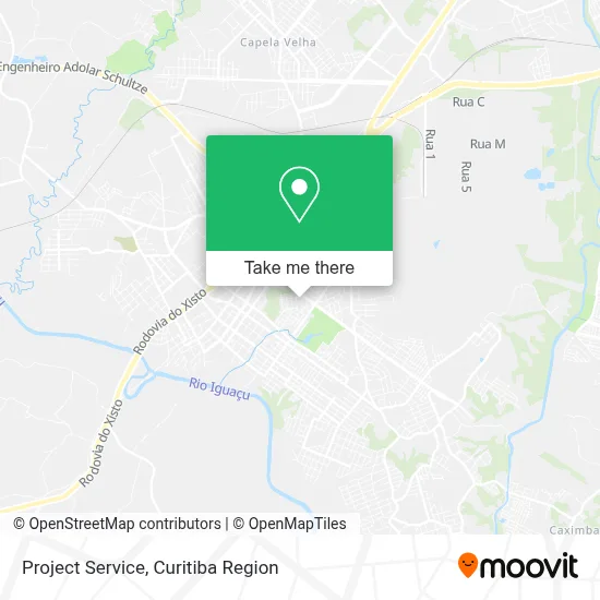 Project Service map